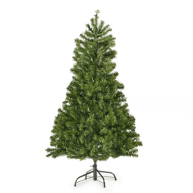 Hinged Tree Christmas Tree With 200 Clear Lights, Diameter 32