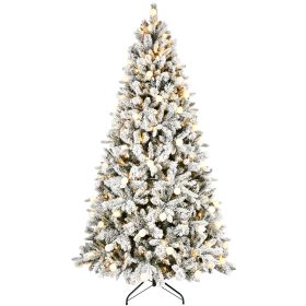 The 7.5-foot Christmas Tree Comes With Easy-to-use Power And Memory Line Technology, 400 Bi-color LED Lights With 10 Functions, G45 Bulbs And 1523 Tip